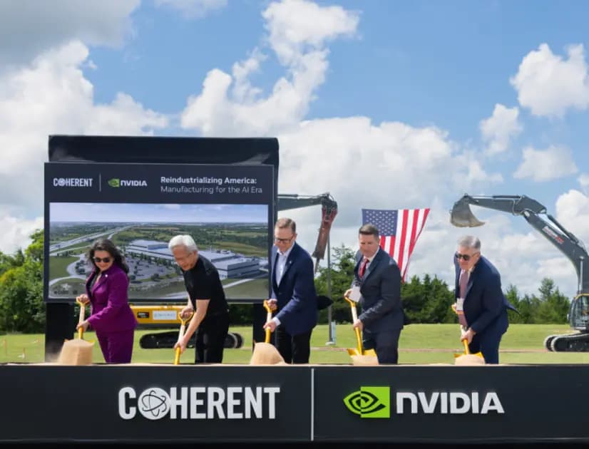 Coherent'in yeni Teksas fabrikası NVIDIA'nın yapay zekâ veri merkezlerine güç verecek