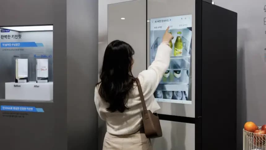 Samsung'un yapay zeka destekli buzdolapları kaybolan telefonları bulabiliyor, klimaları ayarlayabiliyor