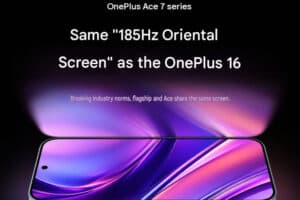 OnePlus Ace 7 ve Ace 7 Pro'nun Ekran Detayları Netleşti: 165Hz Global Yenileme Hızı Sunuyor