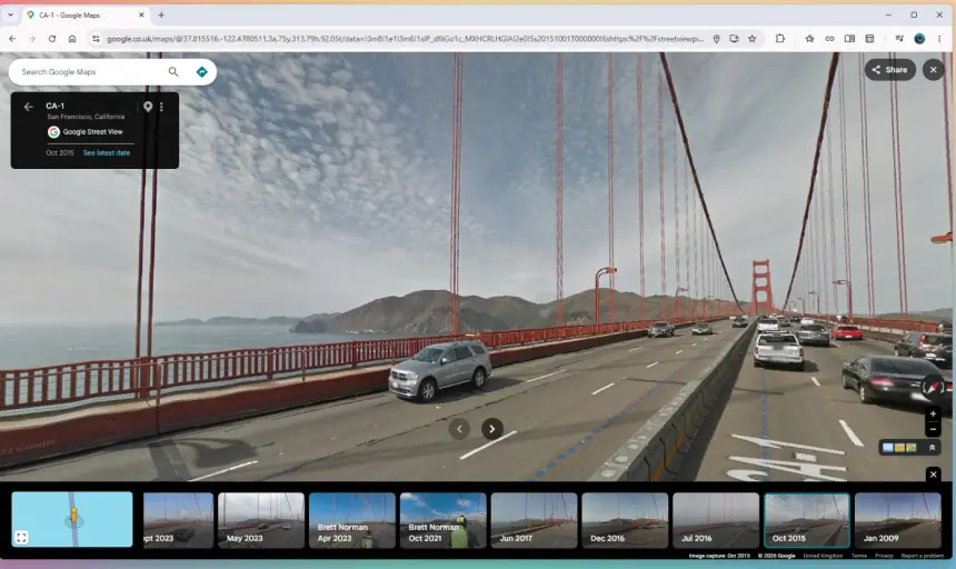 Google Haritalar’da zamanda geriye gitmek mümkün mü? İşte Street View’ın gizli özelliği
