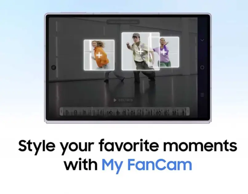 Samsung My FanCam özelliği yapay zekayla videolarda kişiyi otomatik takip ediyor