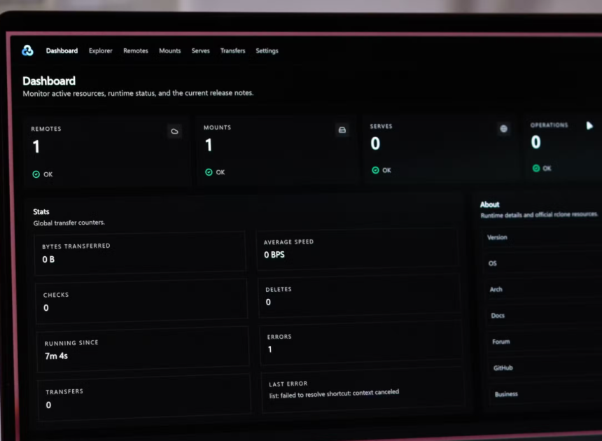 Rclone, bulut depolamayı olması gerektiği hale getiriyor