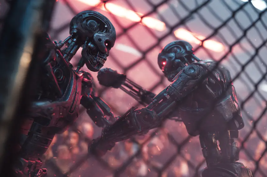 pala_two_humanoid_T800_robots_fighting_inside_a_metal_cage_sp_e3b07e39-4d06-4bac-a3b8-53e4c7ac471a_2