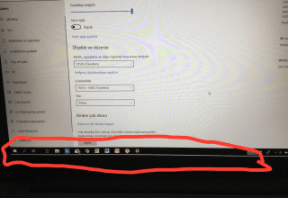 Ekranın Altında Çizgi Var Sorunu Nasıl Çözülür?