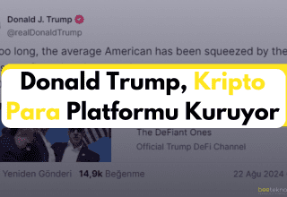 Donald Trump, Kripto Para Platformu Kuruyor