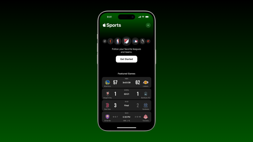 Apple Spor Uygulaması NBA ve NHL Playoff'ları İçin Yenilendi