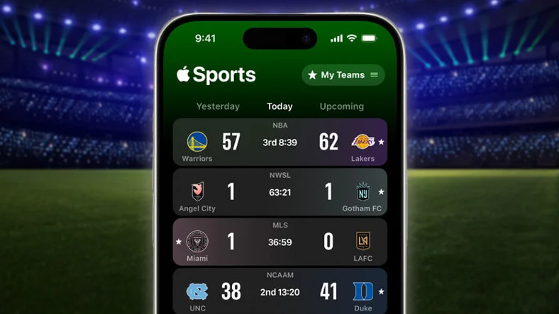Apple Spor Uygulaması NBA ve NHL Playoff'ları İçin Yenilendi