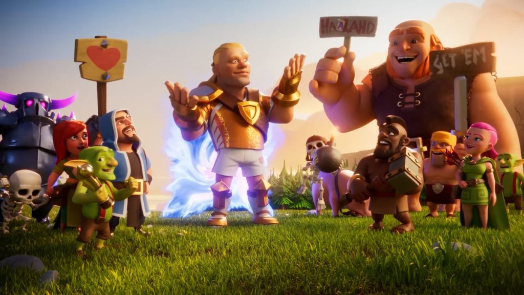 Erling Haaland, Clash of Clans Dünyasını Fethetti!