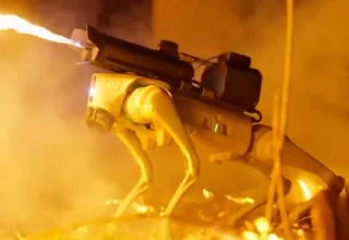 Thermonator: Alev Silahı Taşıyan Robot Köpek Piyasada