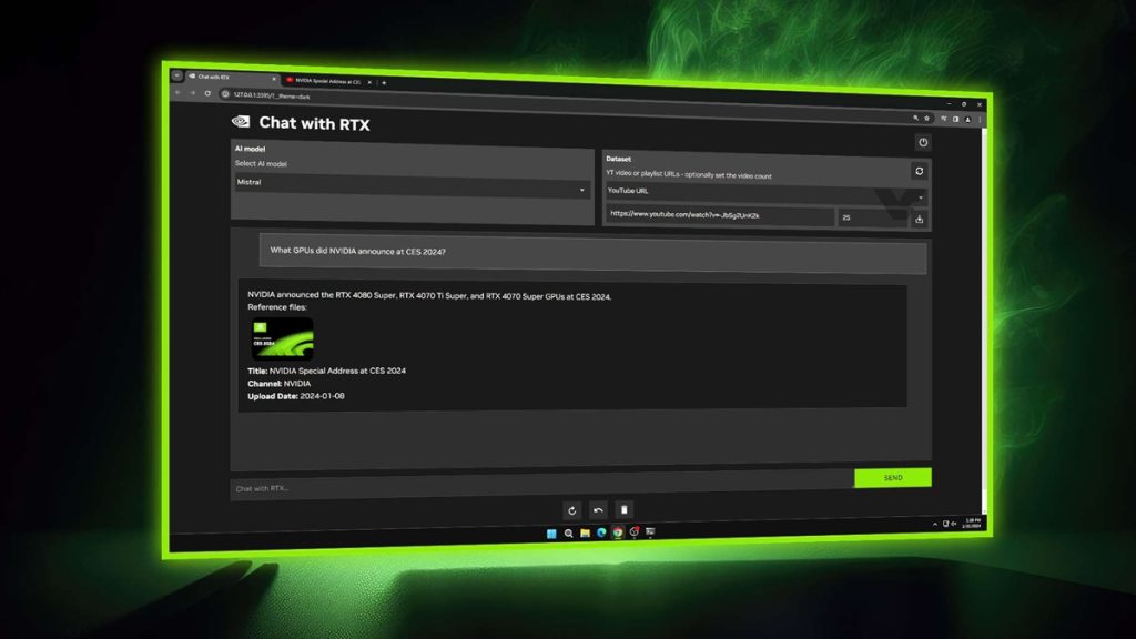 NVIDIA'nın Yapay Zeka Sohbet Botu ChatRTX Güçleniyor