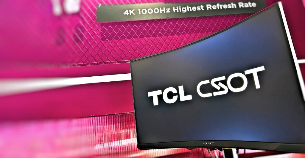 TCL CSOT Dünyanın İlk 4K 1000Hz Ekran Panelini Tanıttı