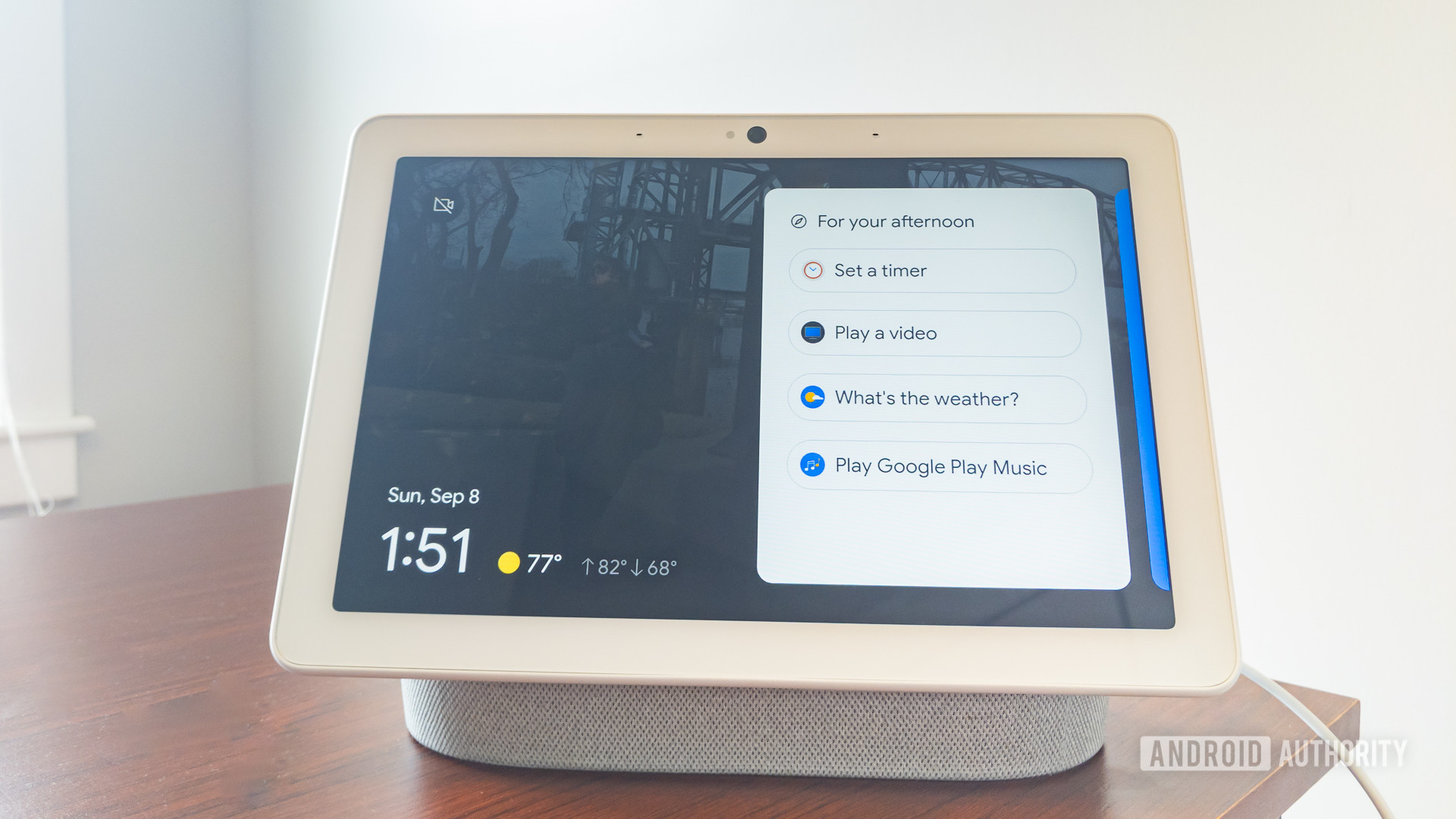 Google Home Hub Max arayüzü