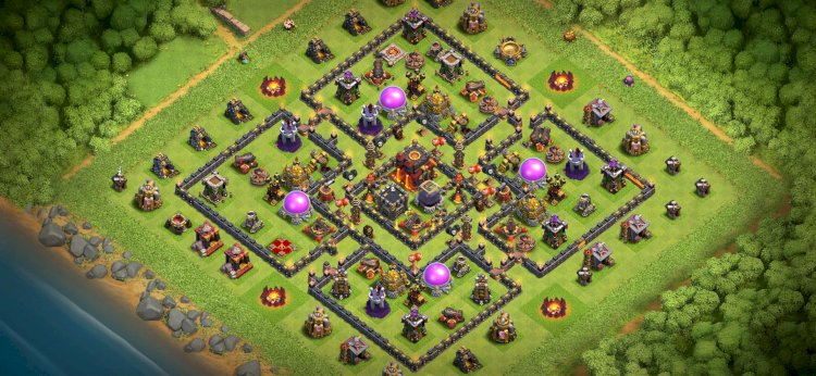 Belediye Binası 10 Köy Düzeni Clash Of Clans