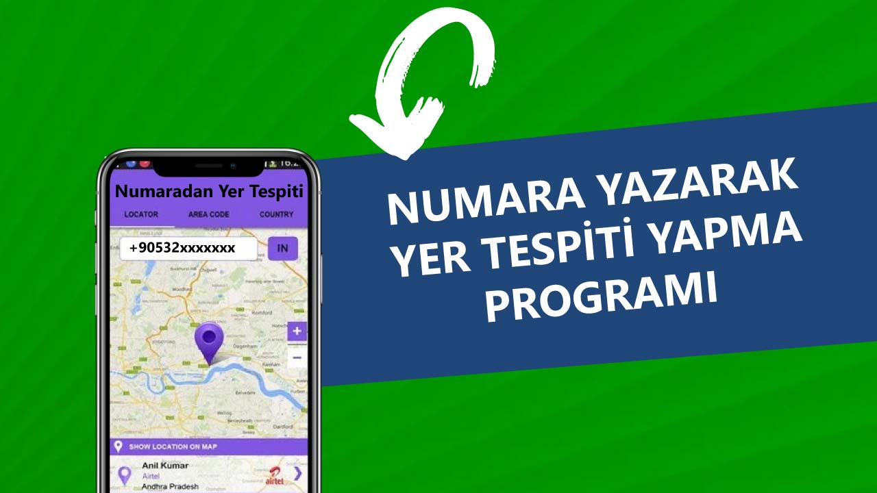 Numara Yazarak Yer Tespiti Yapma Programı