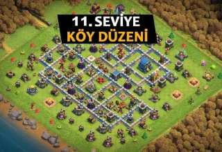 Clash Of Clans 11 Seviye Köy Düzeni En İyi Savunma