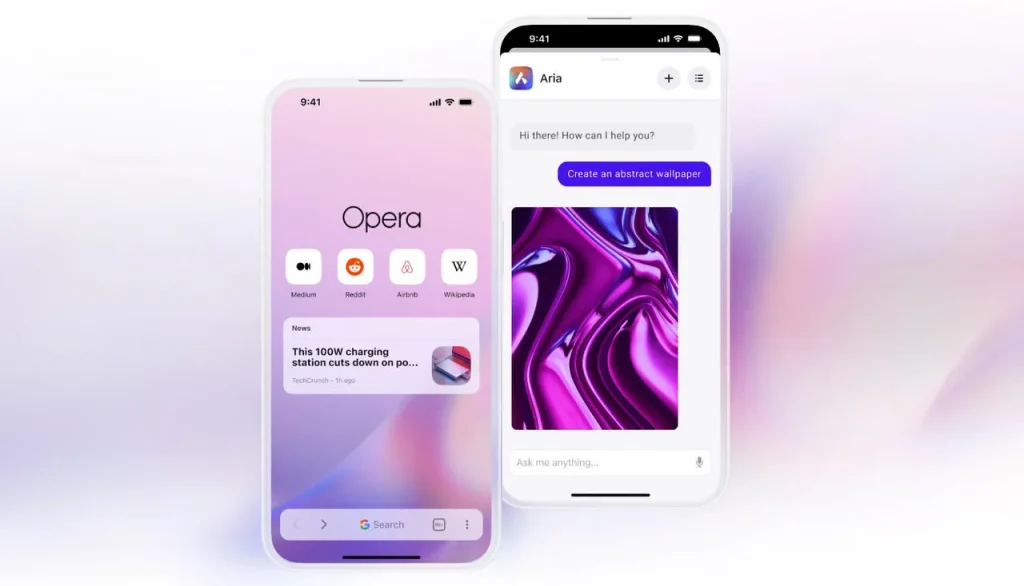 Opera iOS Tarayıcısı Yapay Zeka Özelliklerine Kavuşuyor