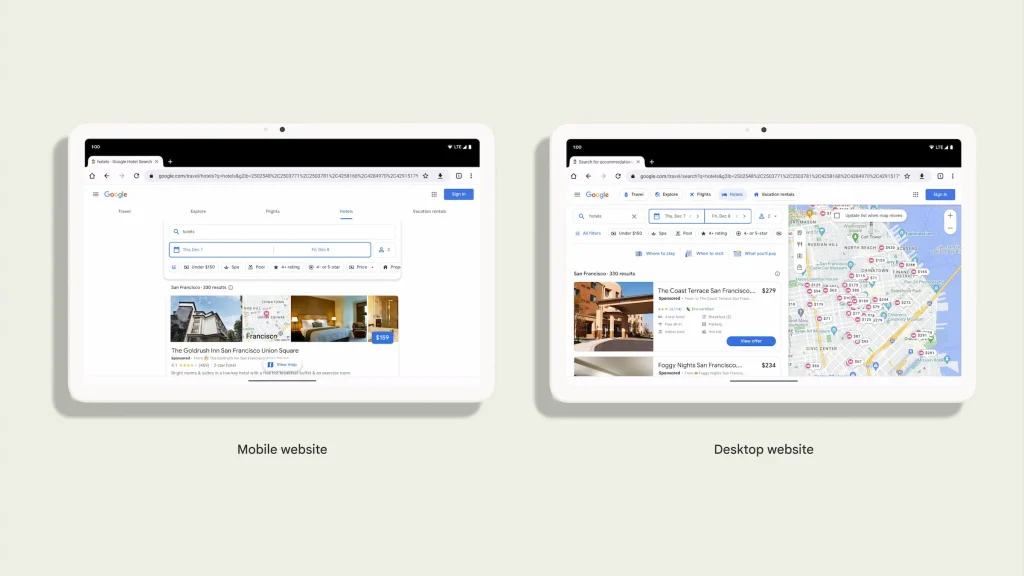 Google, Android Tabletler İçin Masaüstü Tarzı Pencere Yönetimini Test Ediyor