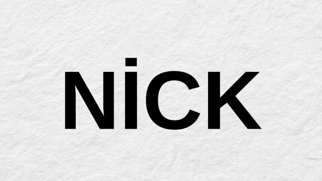 Nick 