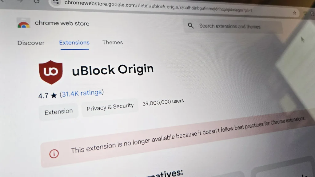 Chrome-Populer-Reklam-Engelleyici-uBlock-Origini-Devre-Disi-Birakiyor-1