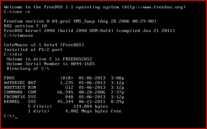 FreeDOS