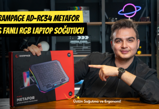 Rampage AD-RC34 Metafor 6 Fanlı RGB Laptop Soğutucuyu İnceledik!