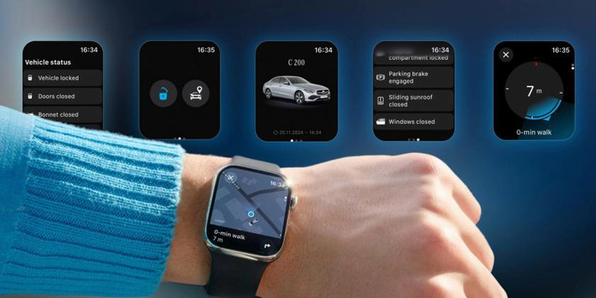 Mercedes’ten Apple Watch için Yeni Araç Kontrol Uygulaması