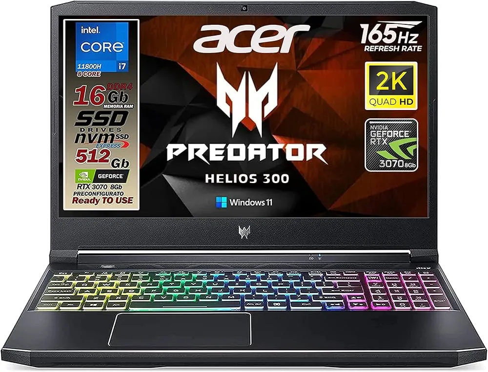 Acer Predator Helios 300 Kullanım Rehberi