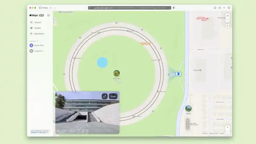 Apple Maps Web Sürümü ‘Etrafıma Bak’ Özelliği