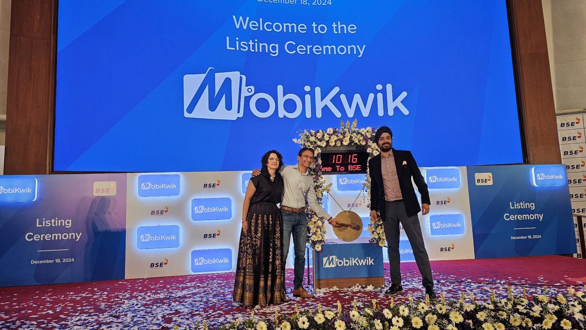 Hintli MobiKwik piyasaya ilk çıkışında %82 artış gösterdi