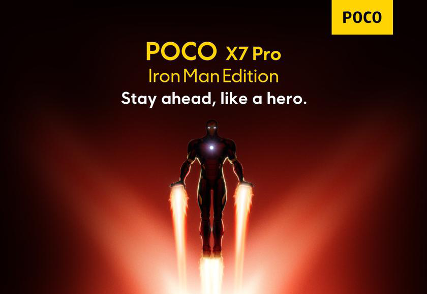 POCO X7 Pro Iron Man Edition:Süper Kahraman Gücünde!