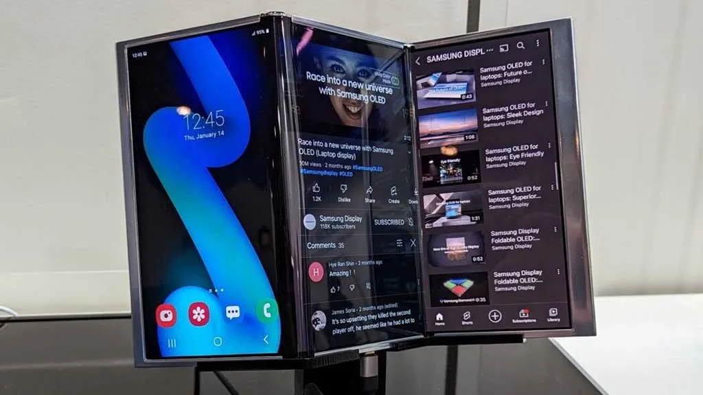 Samsung, Huawei’ye Karşı Üç Katlı Katlanabilir Telefonla Rekabete Hazırlanıyor